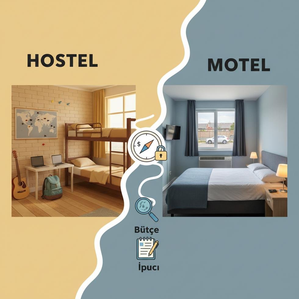 Work and Travel konaklama için hostel ve motel seçenekleri tartışması