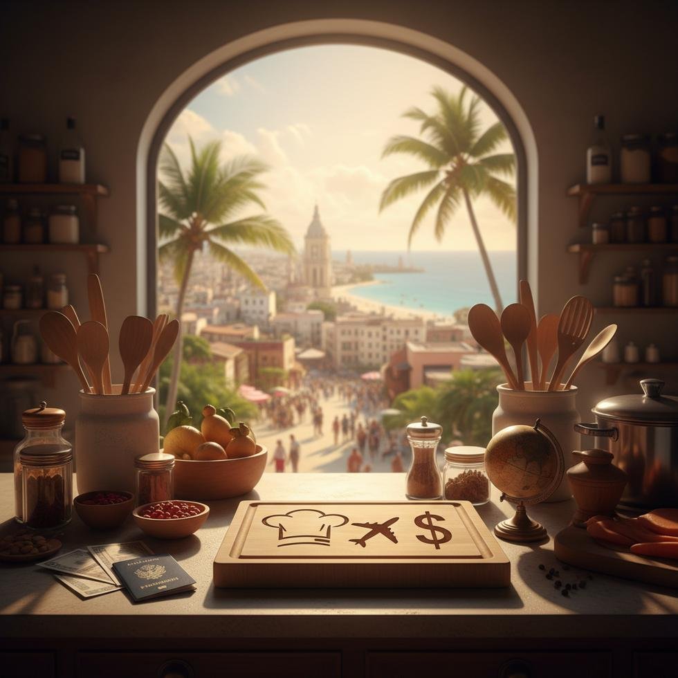 Work and Travel programında mutfak ürün alım sorumlusu görevini yerine getiren çalışan