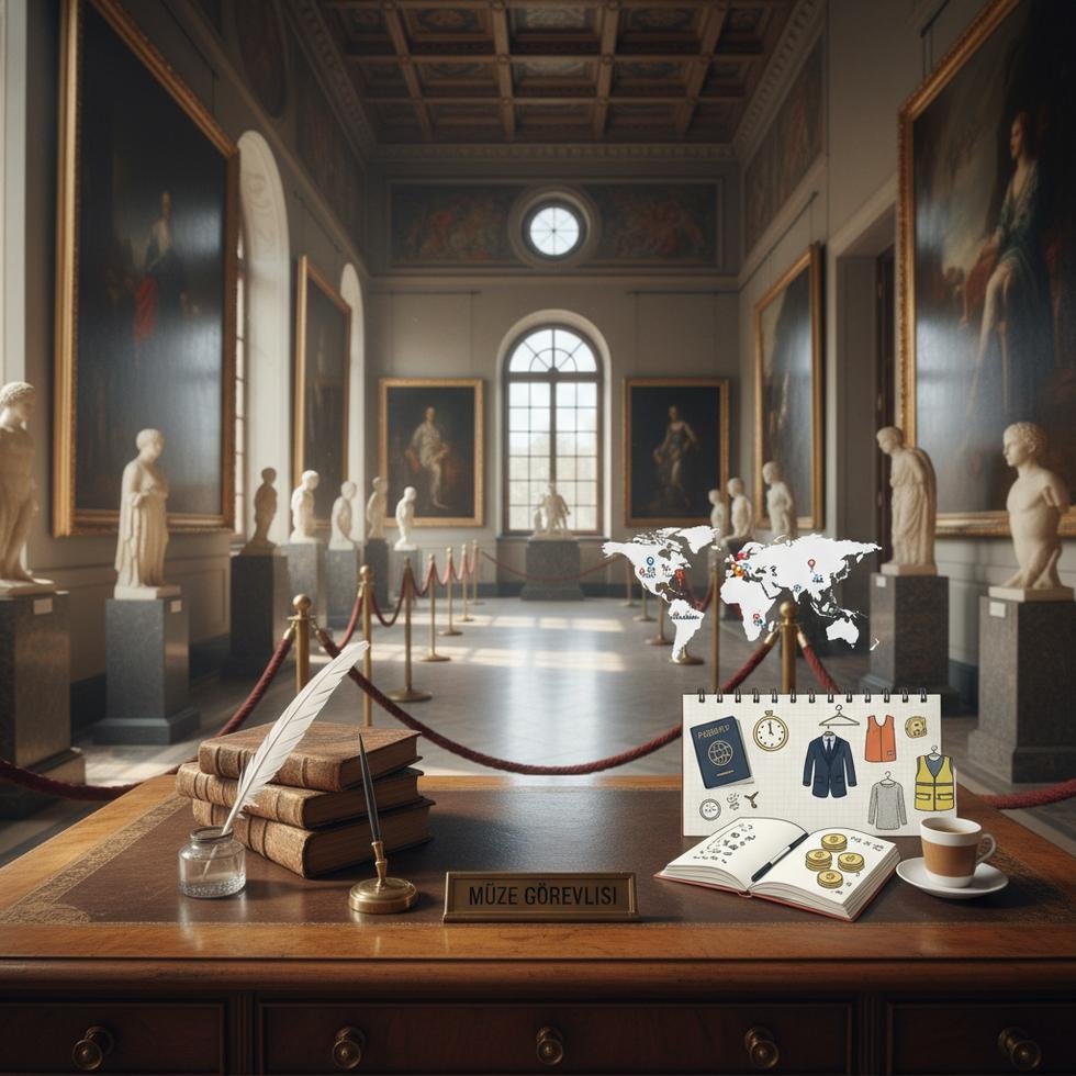 Work and Travel programı ile müzede çalışan genç