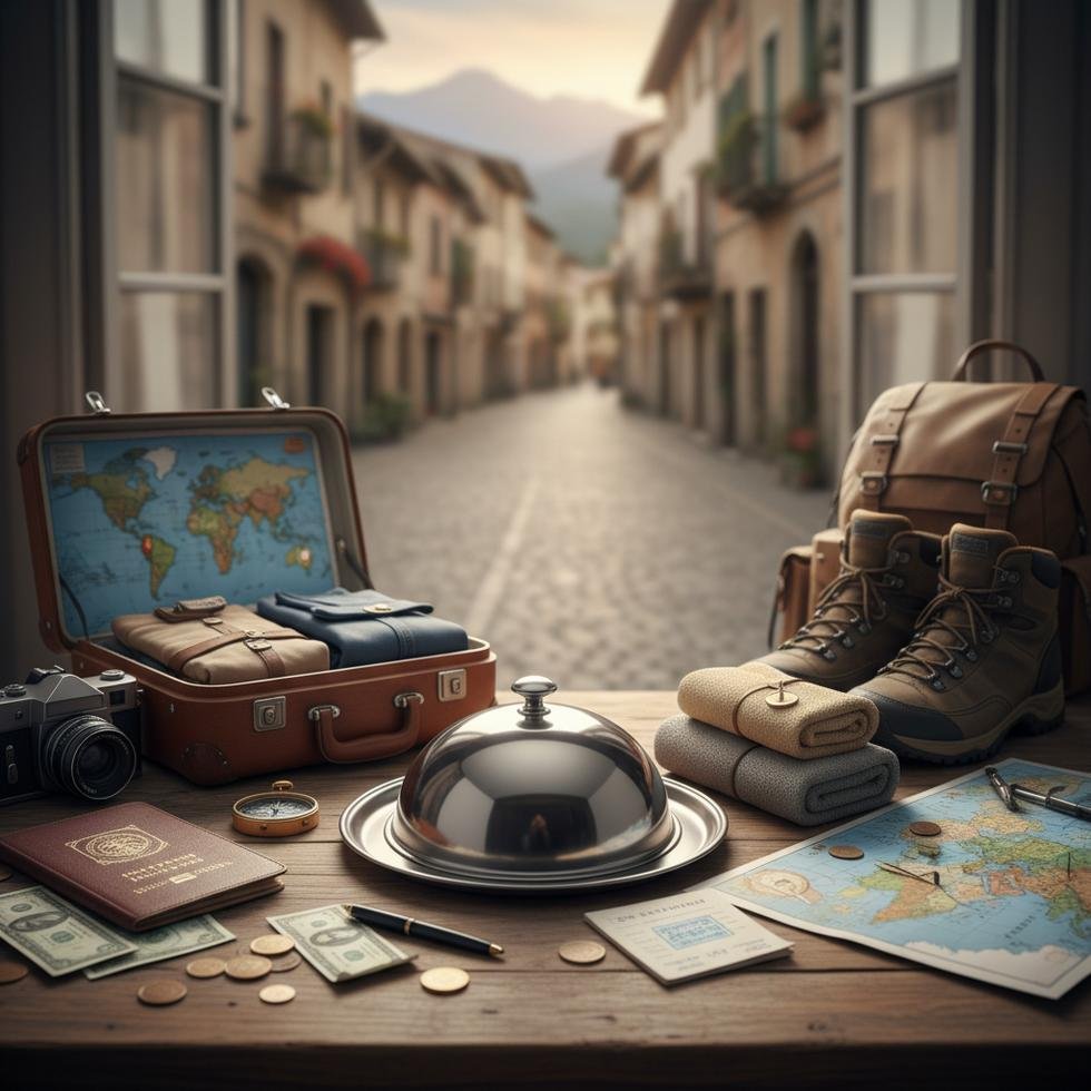 Work and Travel programında oda servisi görevlisi çalışan genç