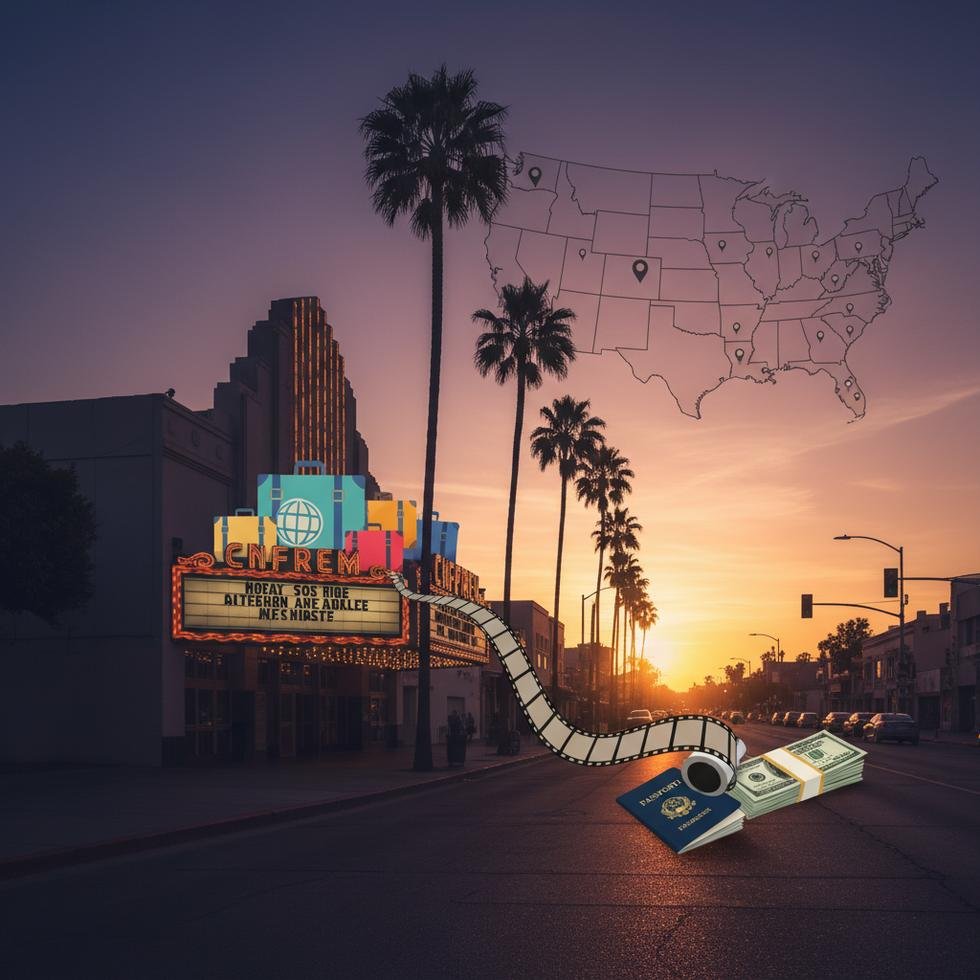 Amerika’da Work and Travel programı kapsamında sinema görevlisi olarak çalışan genç çalışan