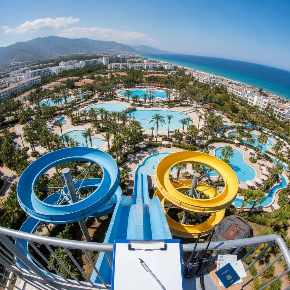 Amerika’da su kaydırağı kontrolörü olarak çalışan genç bir öğrenci