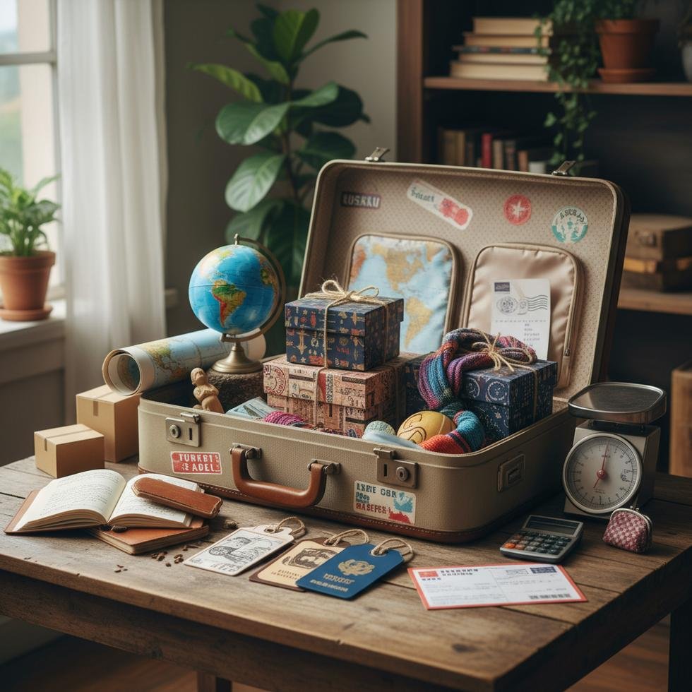 Work and Travel dönüş hediyeleri için planlama ve hediye kutuları