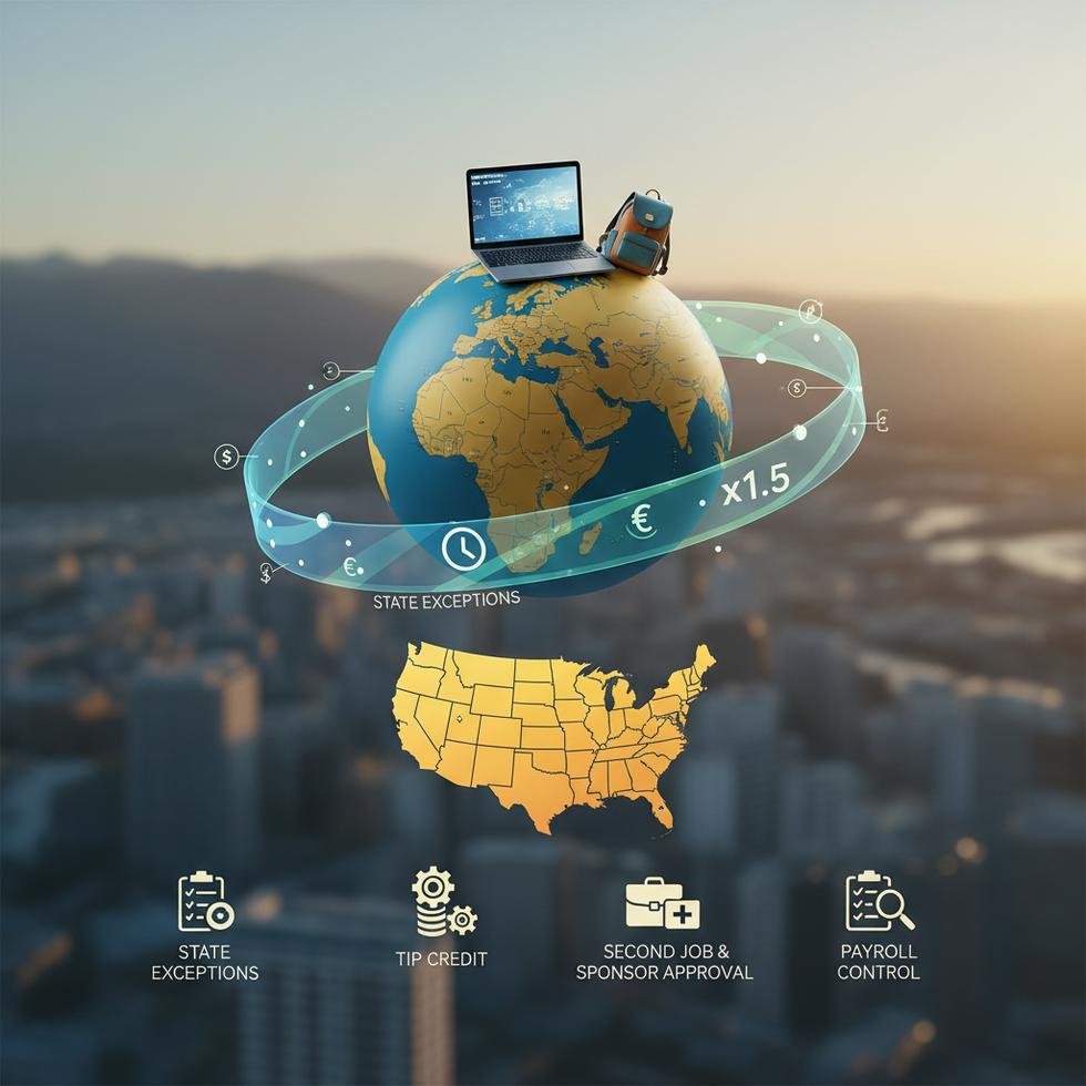 Work and Travel programında fazla mesai kuralları ve hesaplama tablosu