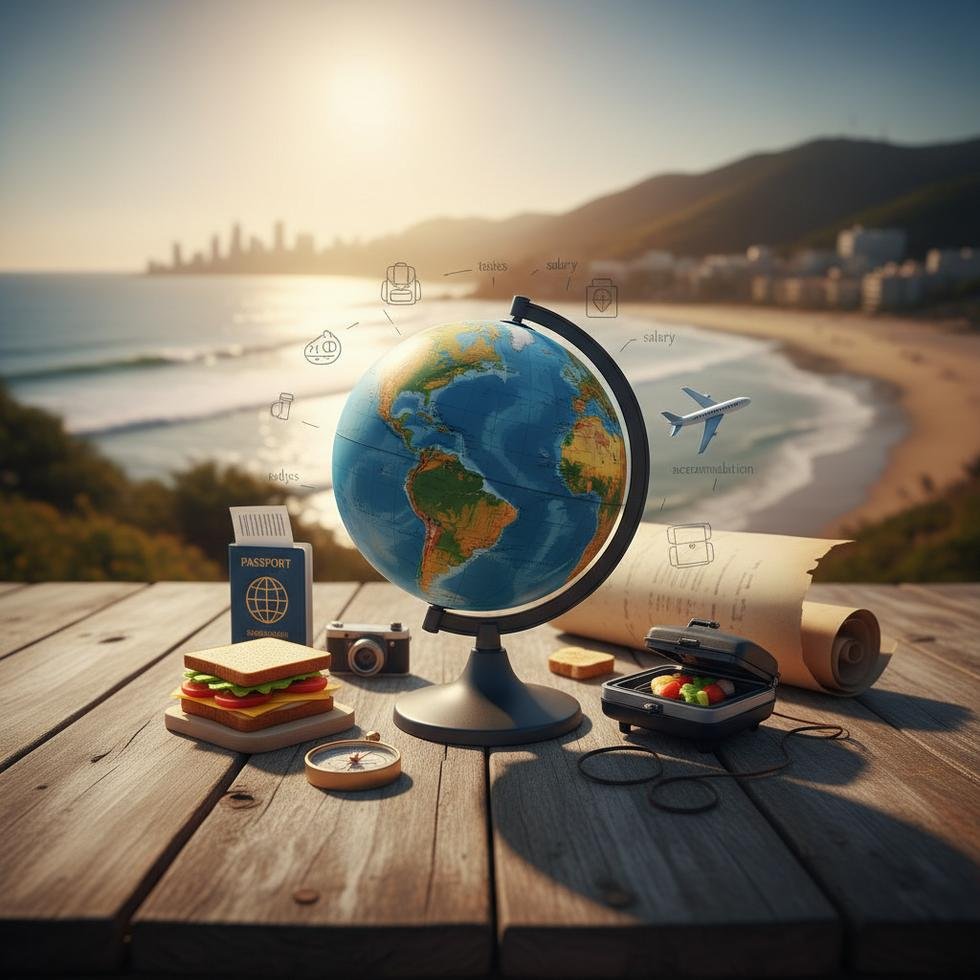 Work and Travel programında sandviç hazırlayıcı olarak çalışan genç