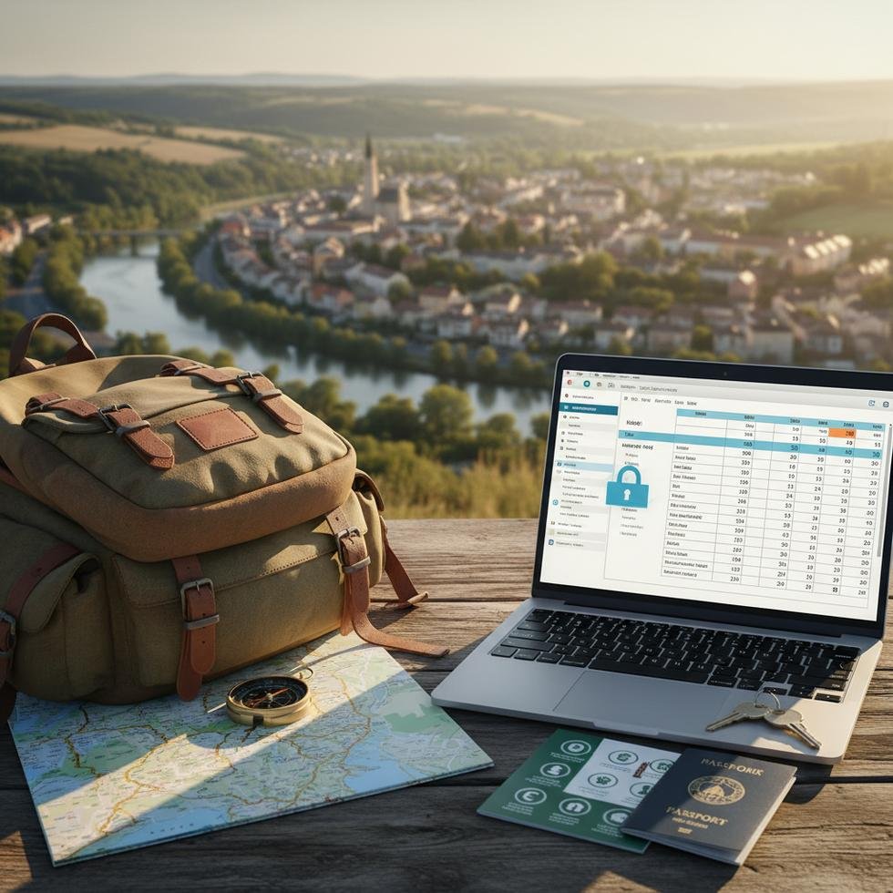 Yalnız Work and Travel programına hazırlık yapan genç bir katılımcı