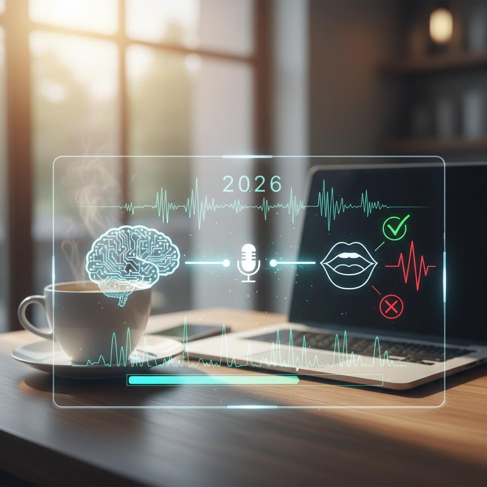 Yapay zeka destekli İngilizce telaffuz analizi arayüzü ve grafikler