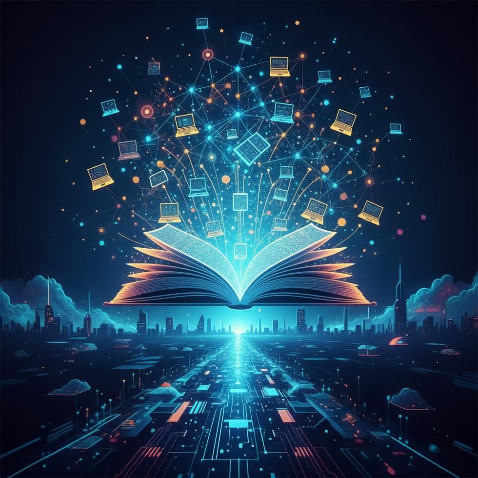 Bilgisayar başında yapay zekâ eğitimi alan öğrenciler