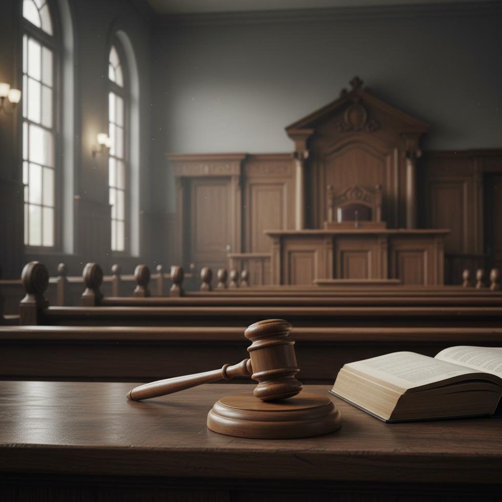 Mahkeme salonunda hakim tokmağı