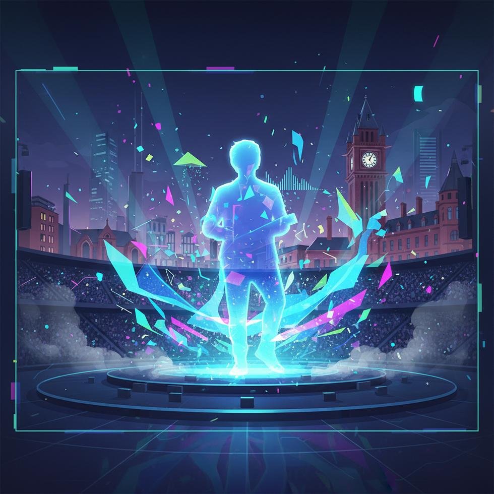 Billie Eilish sahnede performans sergiliyor