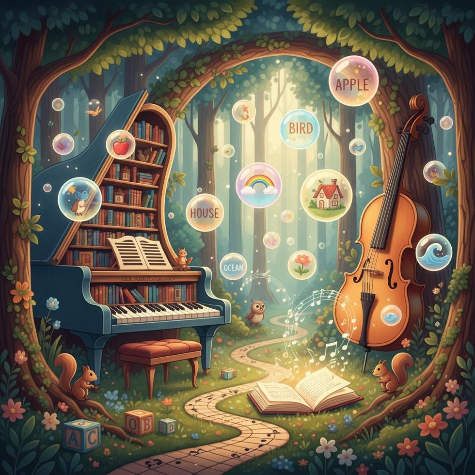 Çocukların İngilizce şarkılar dinleyerek kelime öğrenme süreci