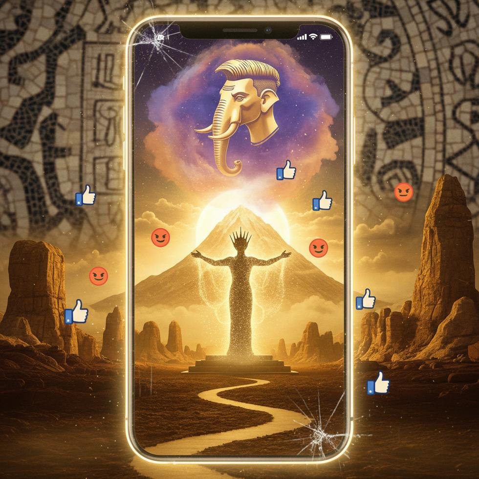 Donald Trump'ın Hz. İsa benzeri bir görseli