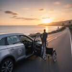 ÖTV muafiyetinden yararlanan bir engelli birey araç kullanıyor