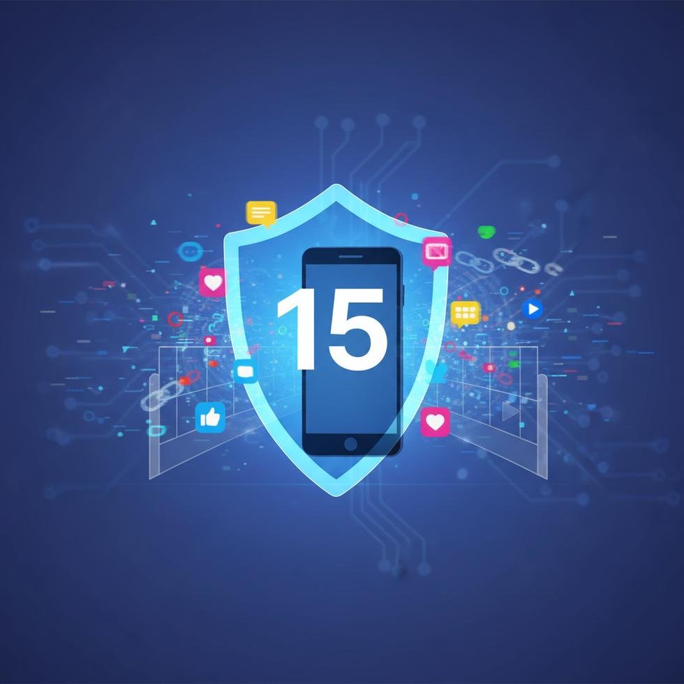 Genç bir kullanıcı sosyal medya uygulamalarına bakıyor