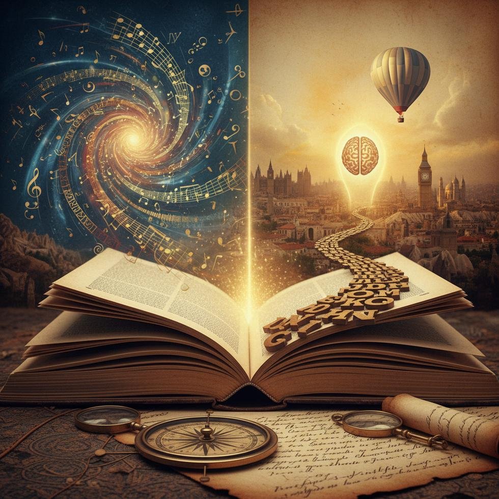 Escapism şarkısının temalarını ve analizini gösteren grafik