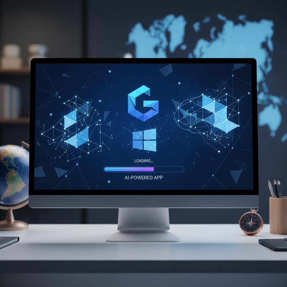 Windows üzerinde çalışan Google uygulaması