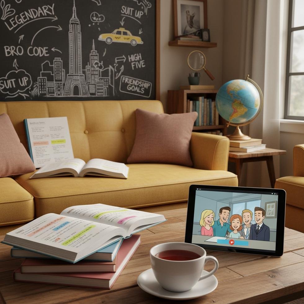 How I Met Your Mother dizisinden arkadaşlık sahnesi