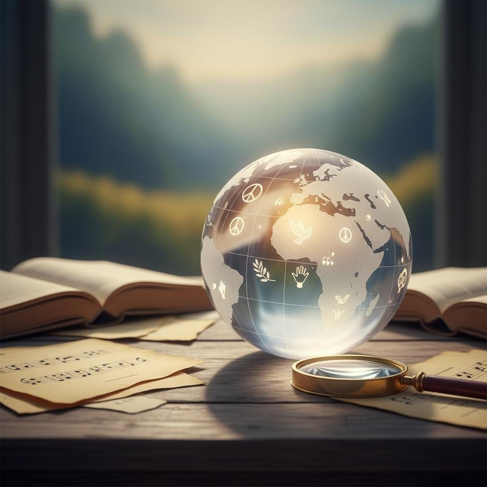 John Lennon Imagine şarkısı ve barış teması görseli