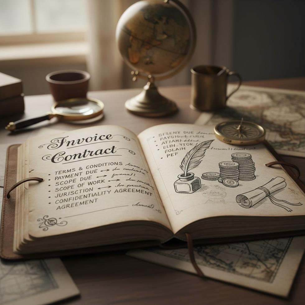 İngilizce fatura ve sözleşme terimleri sözlüğü görseli