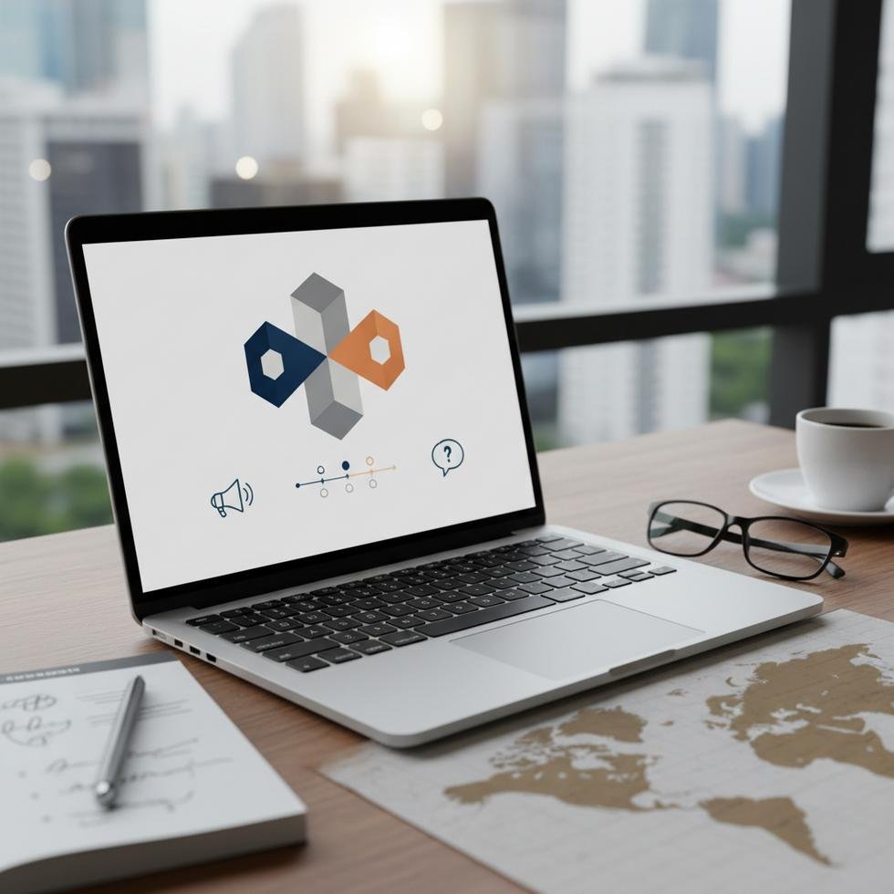 İngilizce müşteri sunumu hazırlık ekranı ve sunum notları