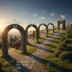 İngilizce öğrenme yol haritasını gösteren görsel