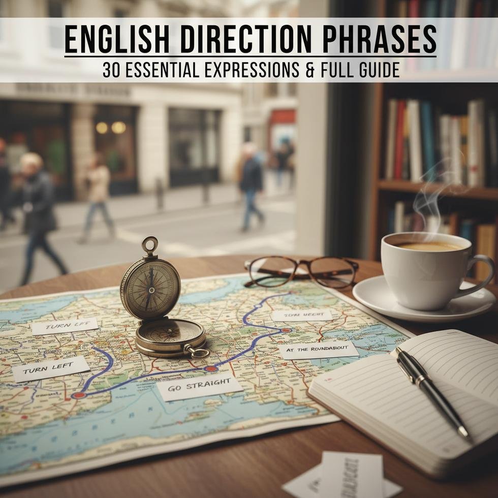 İngilizce yol tarifi verirken kullanılan temel ifadeler örnek tablo ve rehber