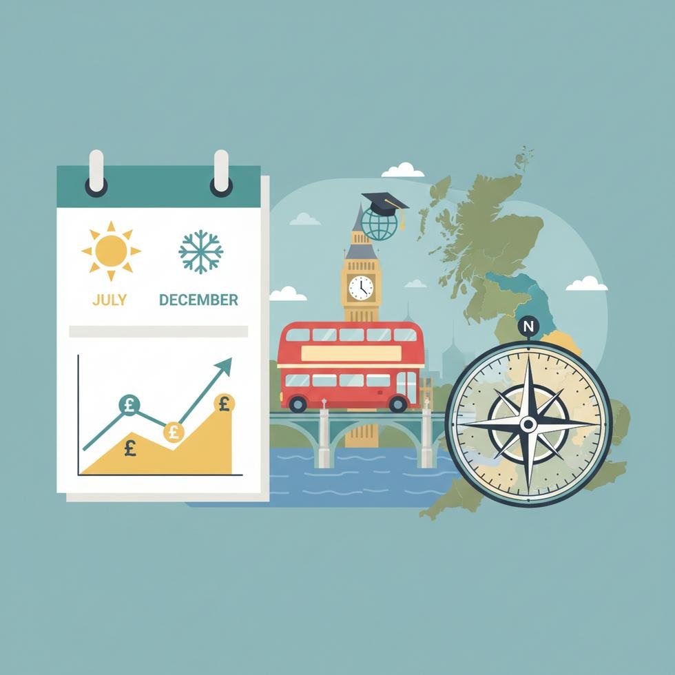 İngiltere'de seyahat için hava, etkinlik ve bütçe planlaması