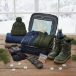 Kanada kış bavulu ve katmanlı giyim ekipmanları