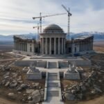 Kuzey Kore'de inşa edilen dev müze binası