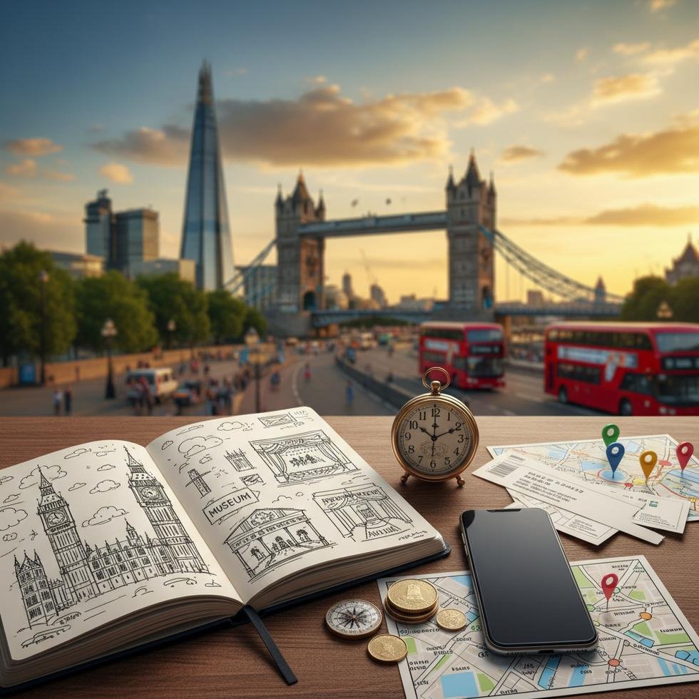 Londra'da çeşitli etkinliklerin ve meşhur mekanların görünümü