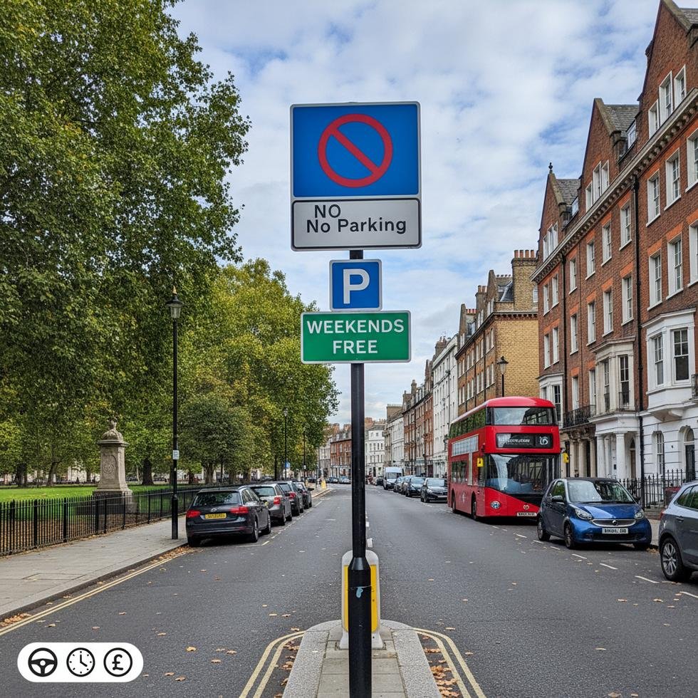Londra’da hafta sonu ücretsiz park rehberi için şehir haritası ve park alanları
