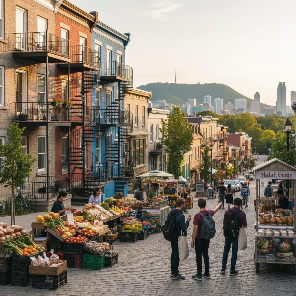Montreal sokaklarında lezzet deneyimi