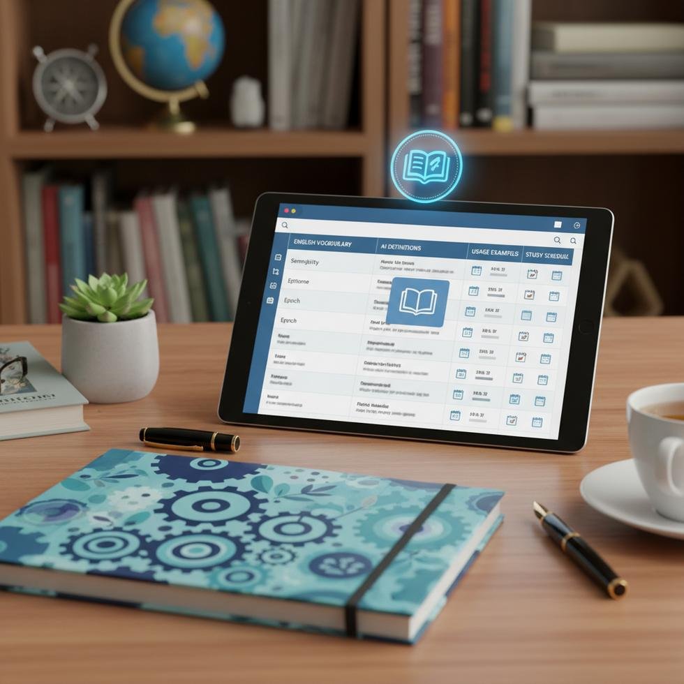 Notion AI ile otomatik İngilizce kelime öğrenme sayfası