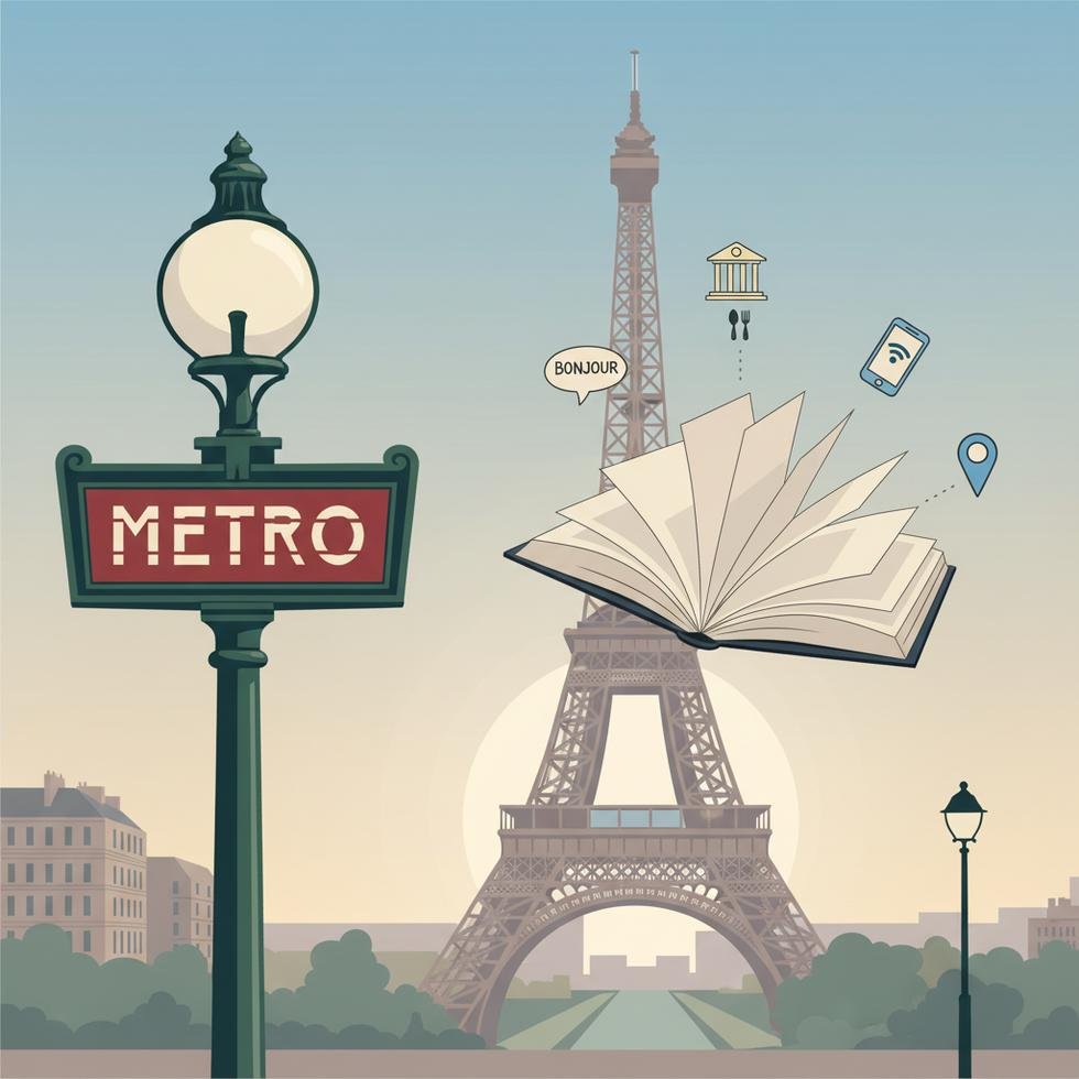 Paris’te Fransızca iletişim rehberine ait görsel