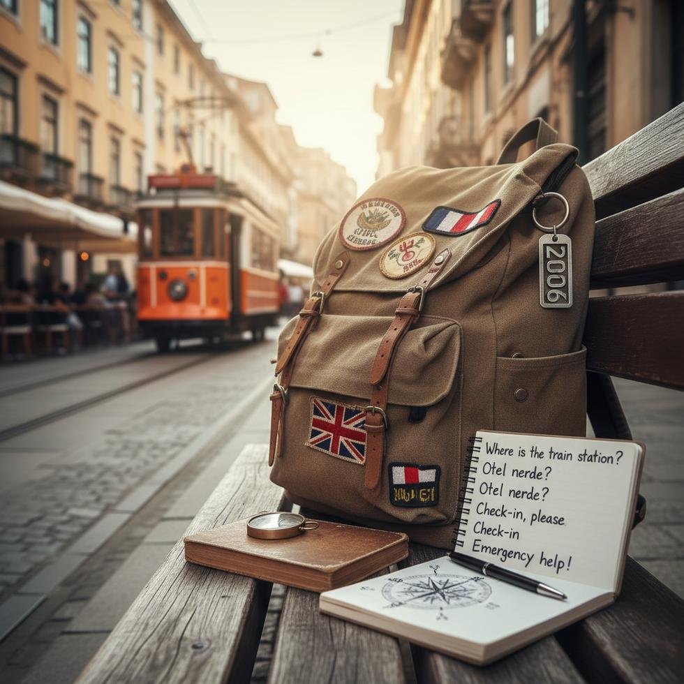 Sırt çantalı gezginler için seyahat İngilizcesi rehberi