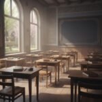 Sınav sırasında sakin ve odaklanmış görünen öğrenciler.