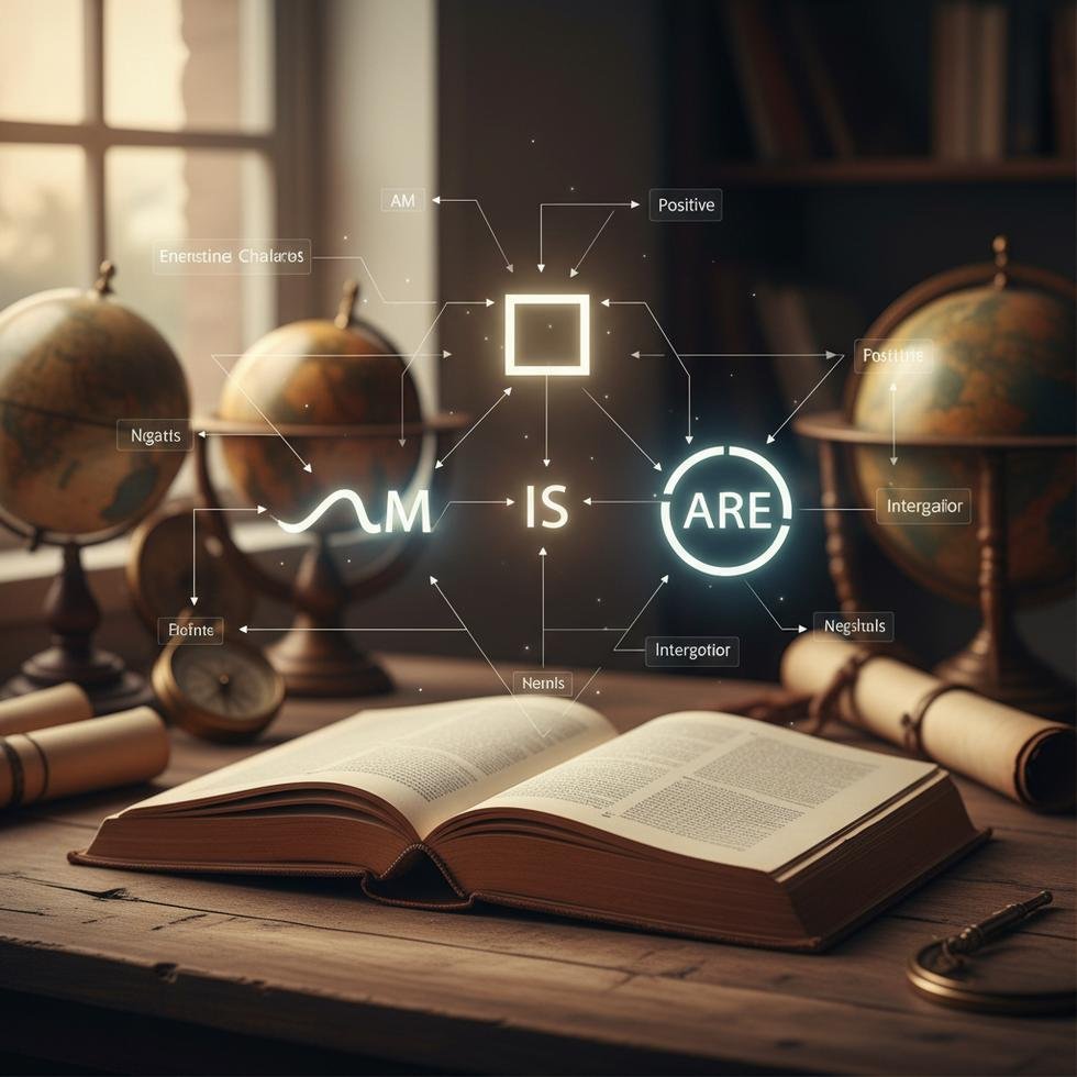 İngilizce to be fiilinin am, is, are kullanımı ve örnekleri