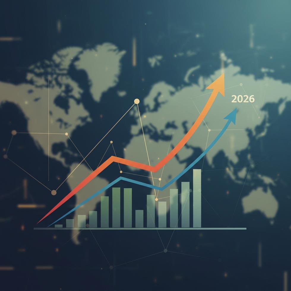 Enflasyon trendlerini gösteren ekonomik grafik