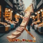 Türkiye'de enflasyonun yükselişini gösteren grafik
