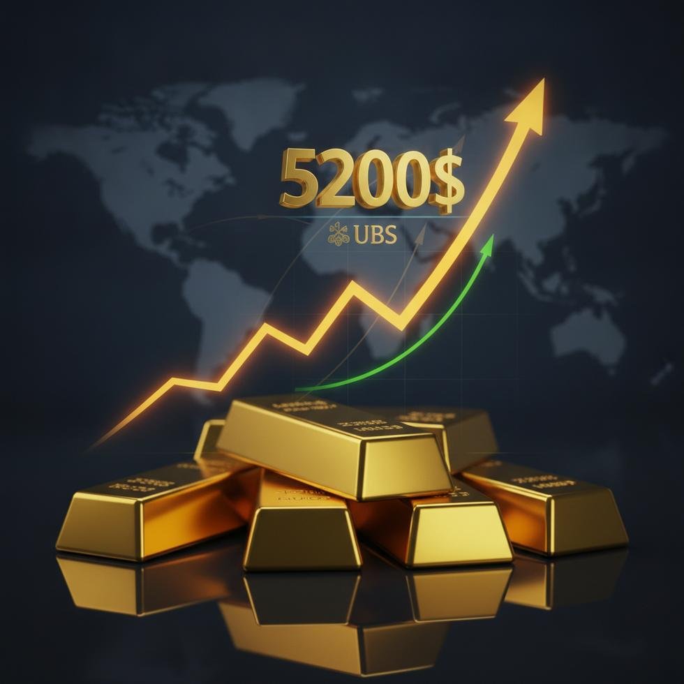 Altın çubuklar ve finansal grafik