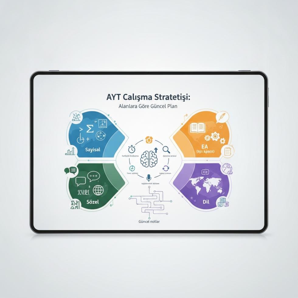YKS 2026 AYT çalışma stratejisi planlama çizelgesi