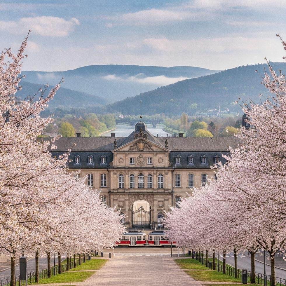 Bonn Rheinische Friedrich Wilhelm Üniversitesi kampüsü ve çevresi