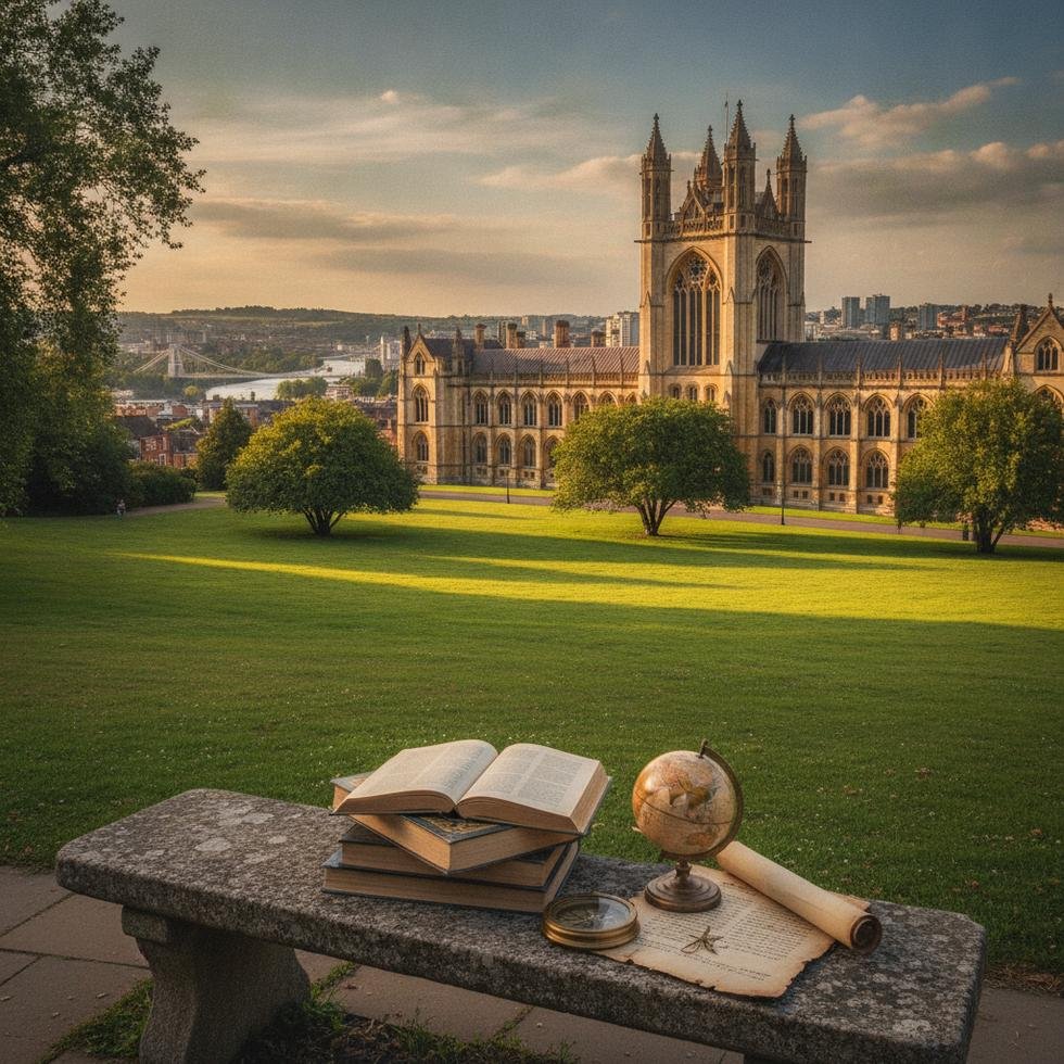 Bristol Üniversitesi kampüsünden genel görüntü