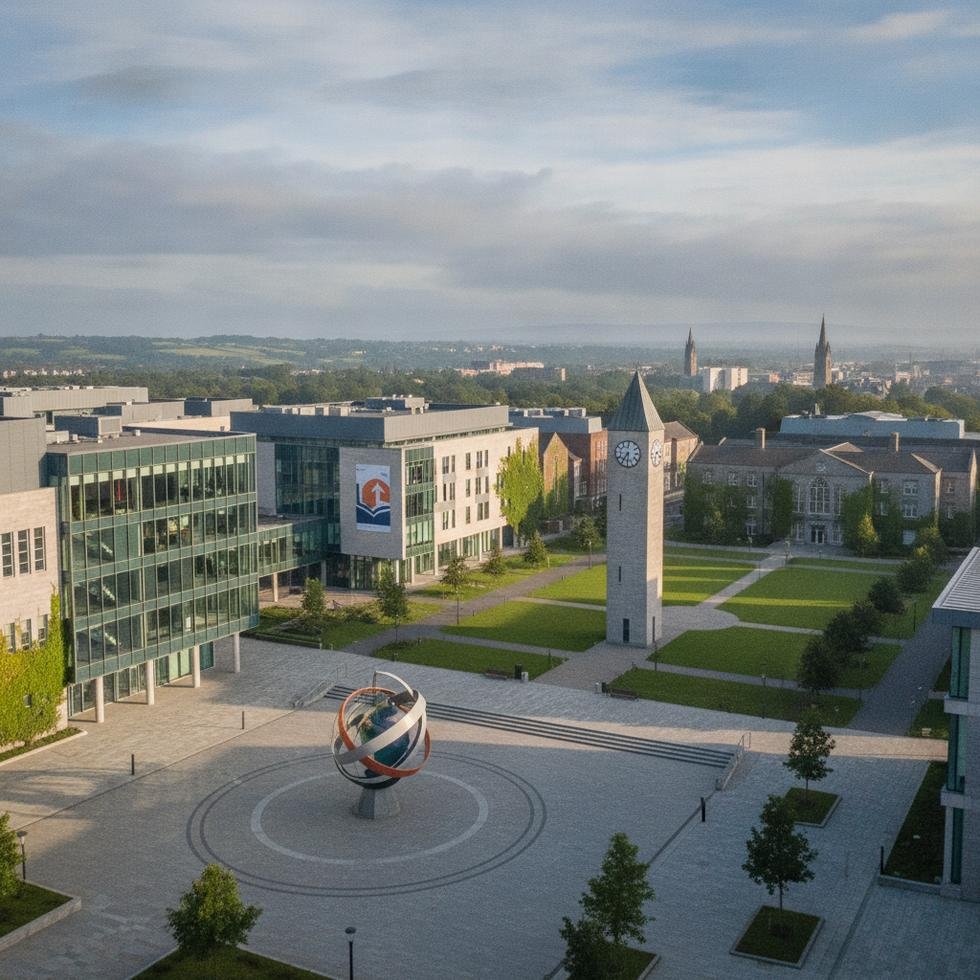 Dublin City University kampüsü ve öğrenci hayatı