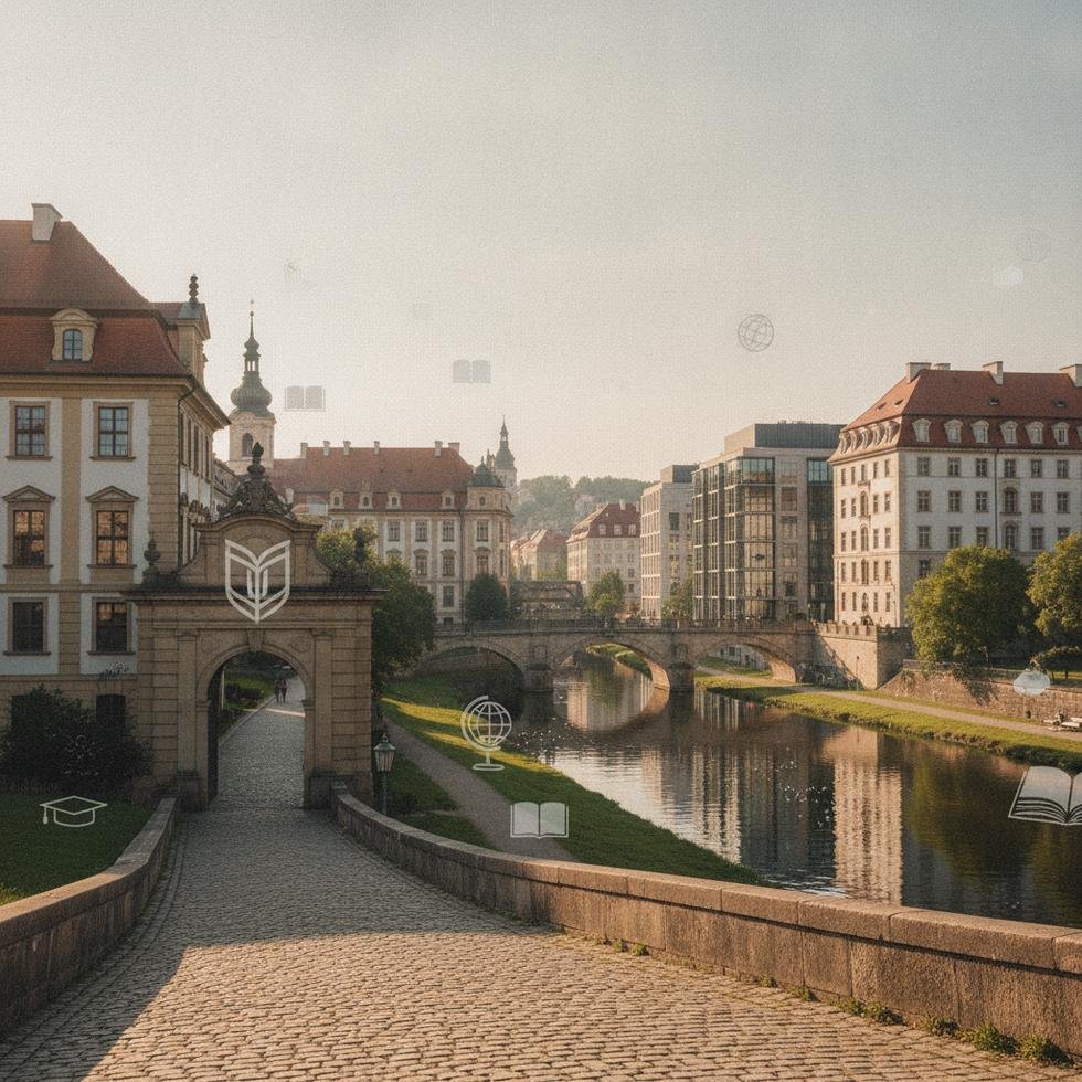 Erlangen-Nürnberg Friedrich Alexander Üniversitesi kampüs görünümü