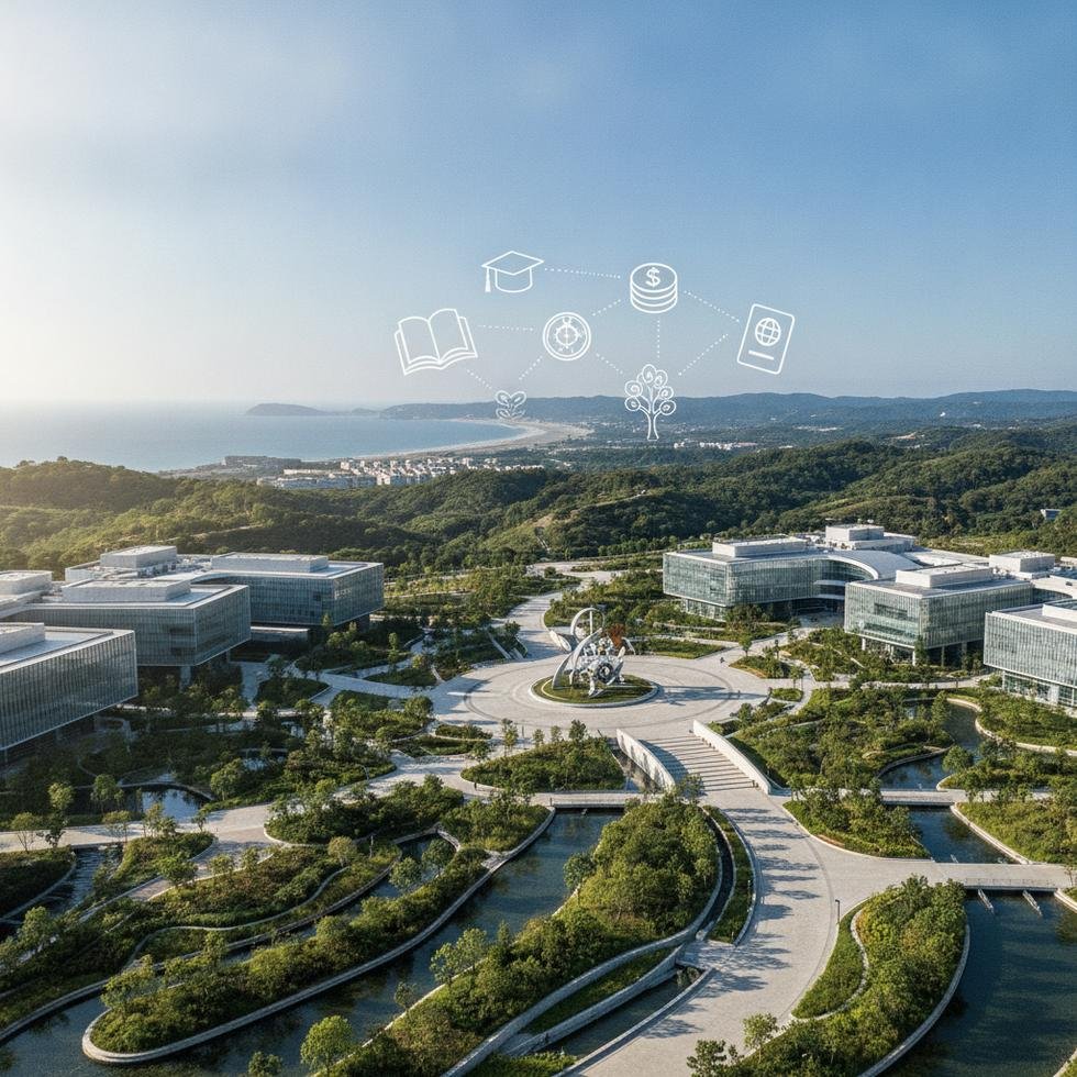 Griffith Üniversitesi kampüsünden genel görünüm