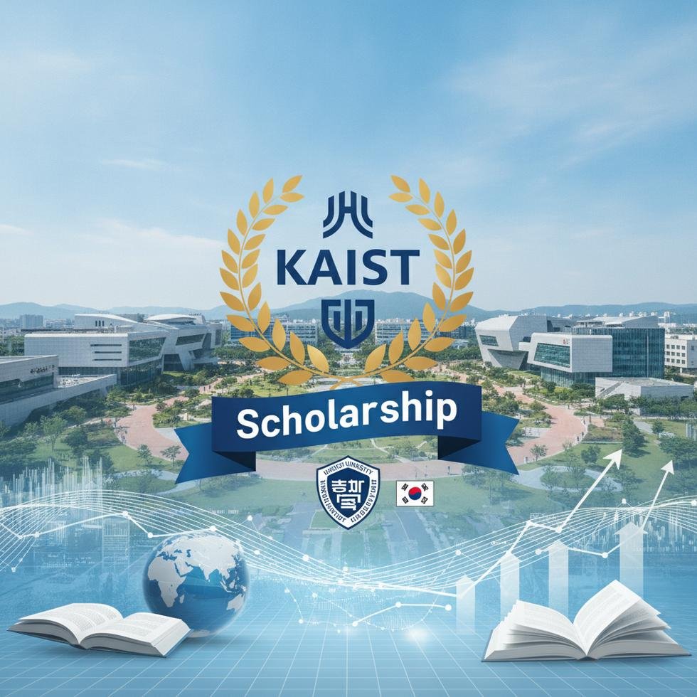 KAIST üniversitesi kampüsünden genel görünüm ve öğrenciler