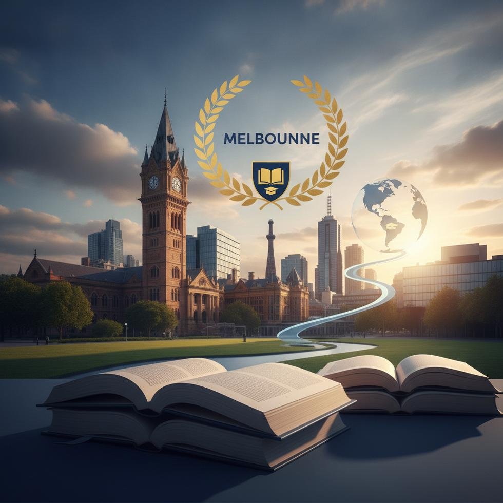 University of Melbourne kampüsü ve uluslararası öğrenciler