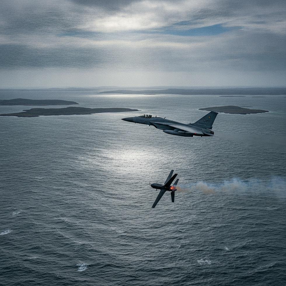 Baltık Bölgesinde NATO jetleri, İHA'yı düşürdü