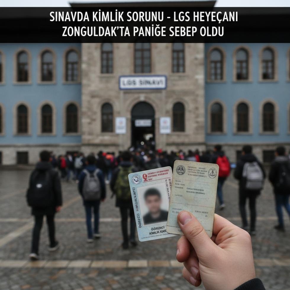Yanlış kimlikle sınava gelen öğrenci